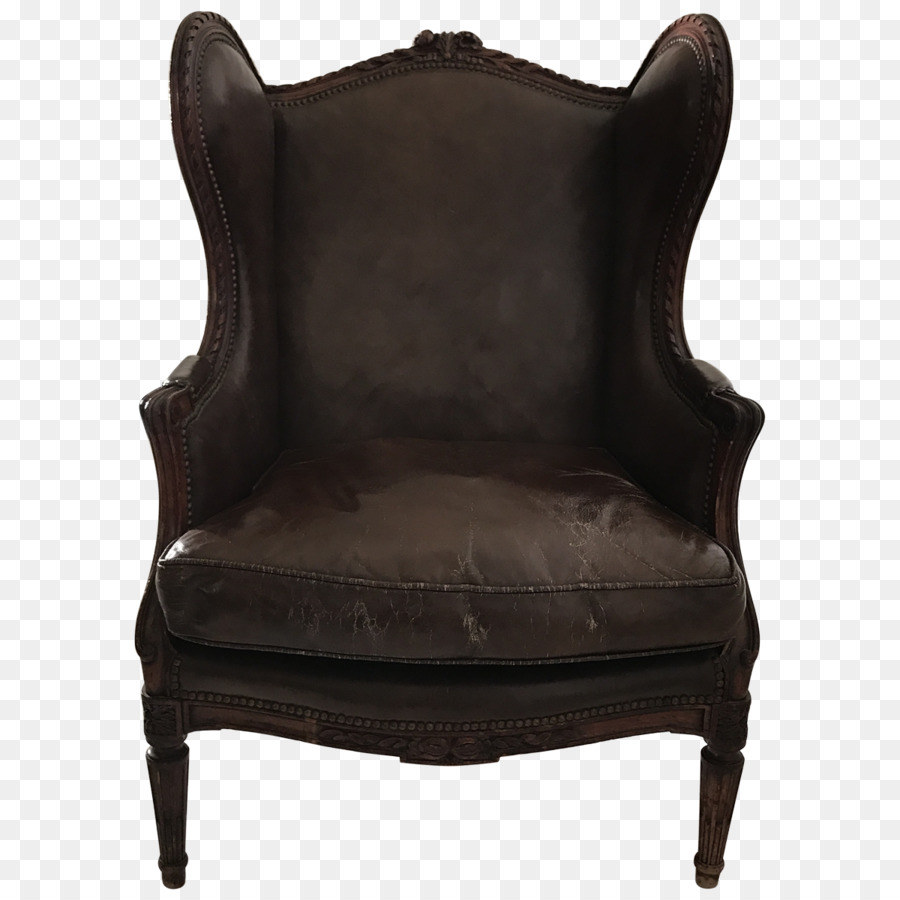 Fauteuil Beige，Bras En Bois PNG