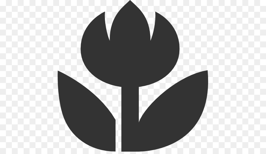 Icône De Fleur Noire，Symbole PNG