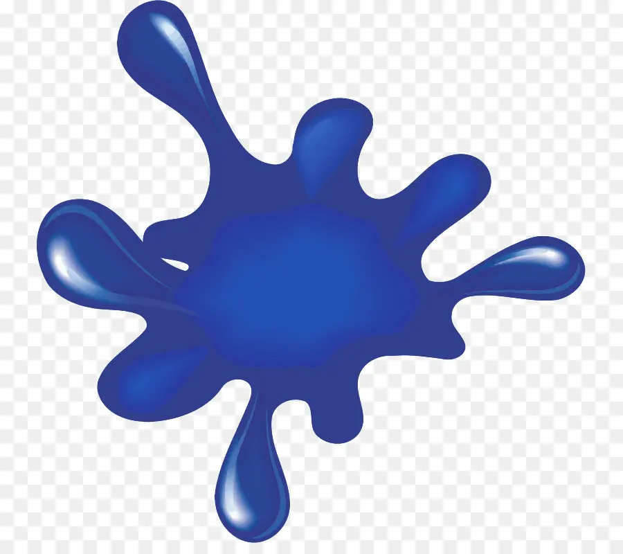 Peinture Bleue，Couleur PNG