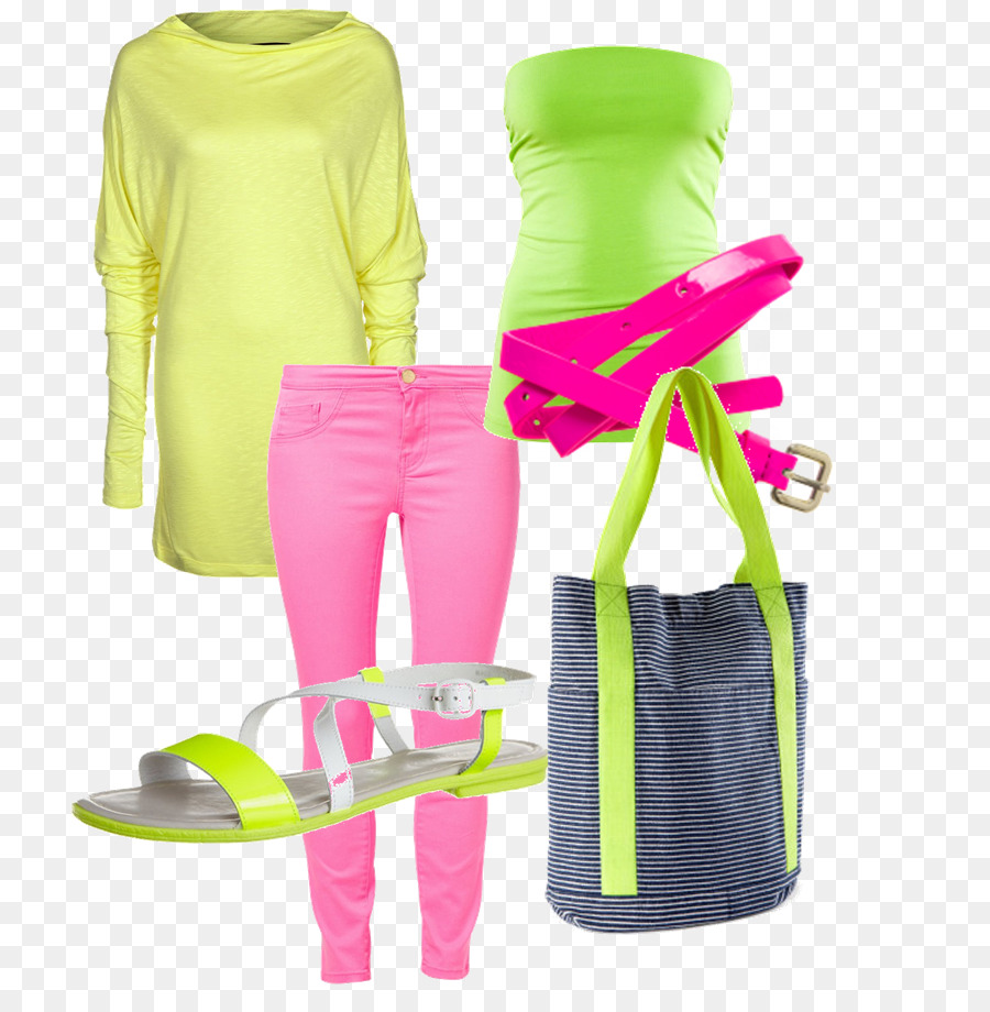 Vêtements Colorés，Tenue PNG