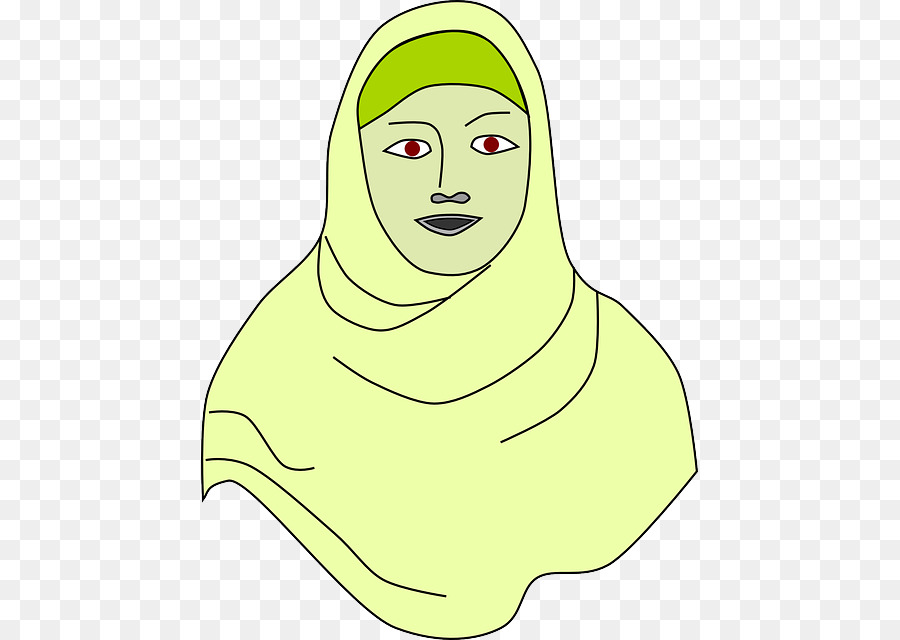 Femme En Hijab，Foulard PNG