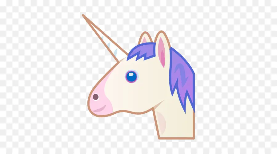 Licorne，Blanc PNG