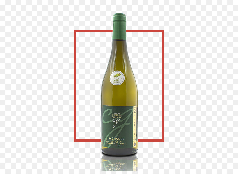 Bouteille De Vin，étiquette Verte PNG