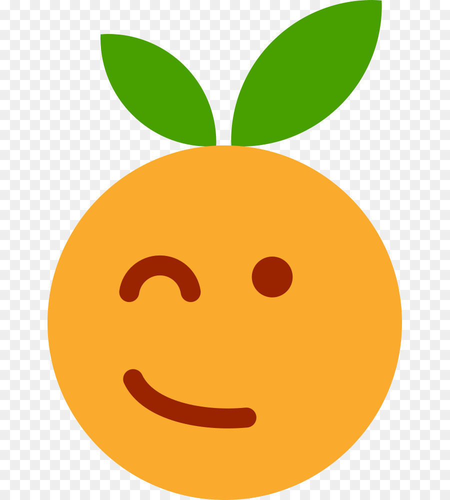 émoticône Orange，Fruit PNG