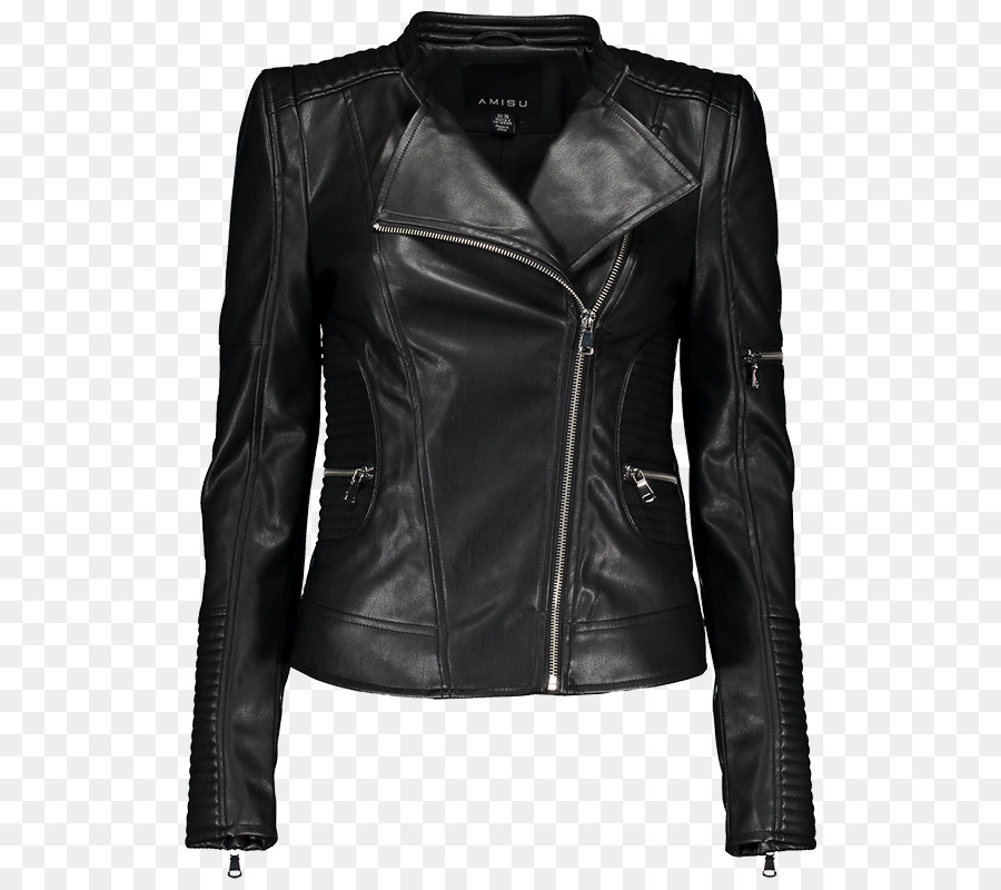 Veste En Cuir Noire，Mode PNG