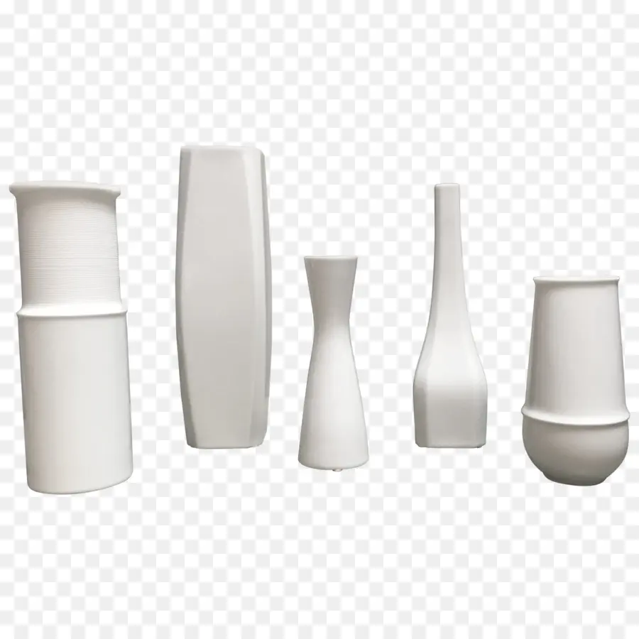 Vases Blancs，Céramique PNG