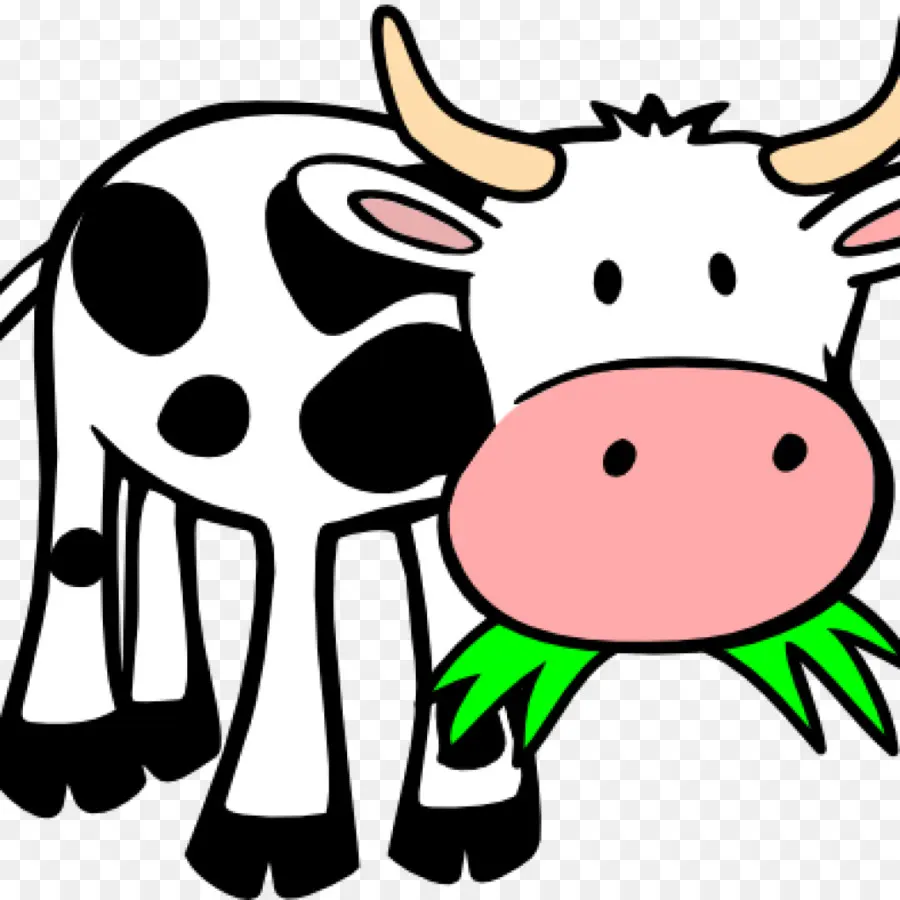 Vache De Dessin Animé，Mignon PNG