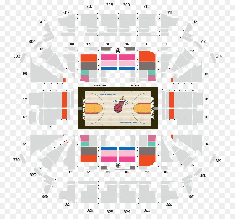 Miami Heat，L American Airlines Arena PNG