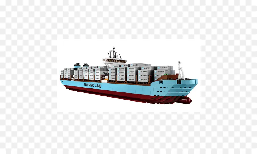 Lego 10241 Créateur Maersk Line Triplee，Maersk Triple Eclass Navire Porte Conteneurs PNG