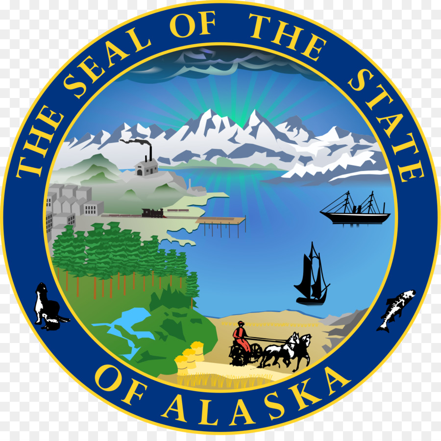 Capitole De L'État De L'alaska，Sceau De L'alaska PNG