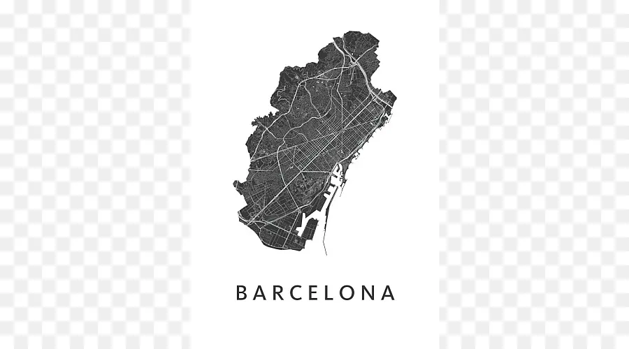 Carte De Barcelone，Ville PNG