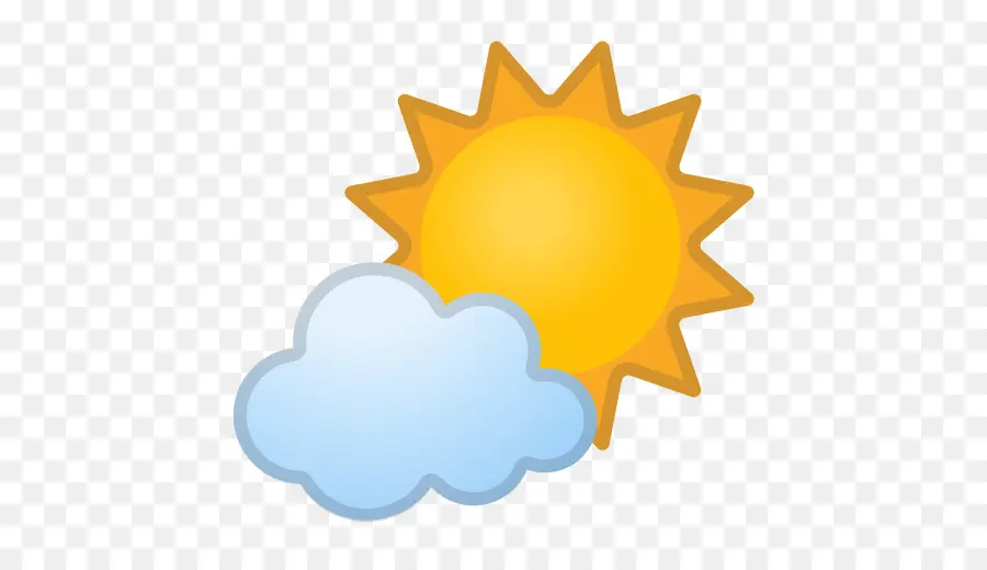 Soleil Et Nuage，Partiellement Nuageux PNG