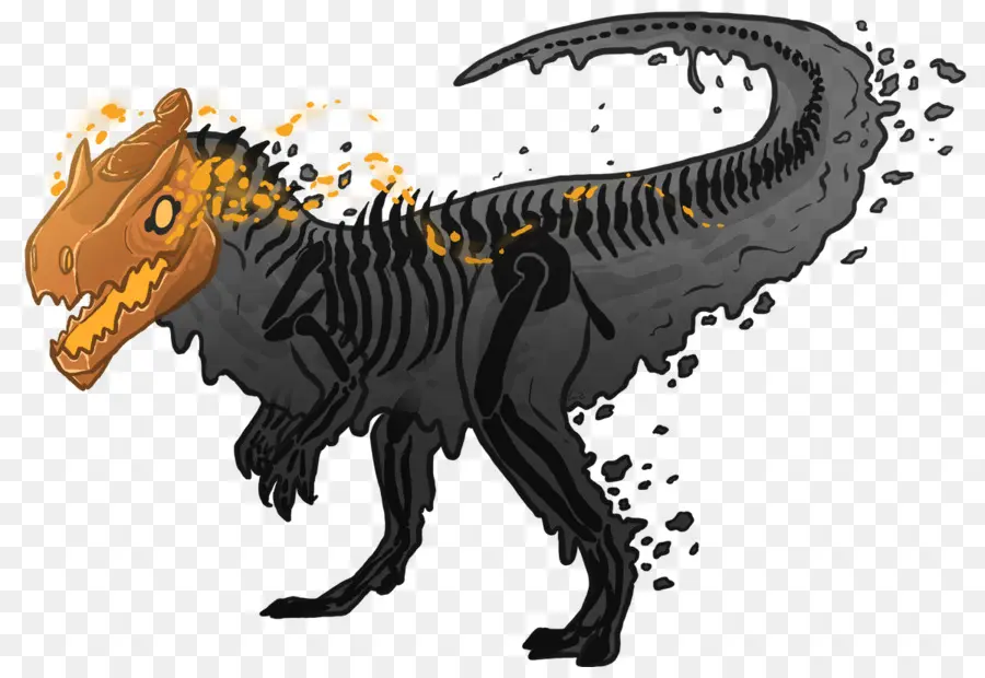 Dinosaure，Squelette PNG