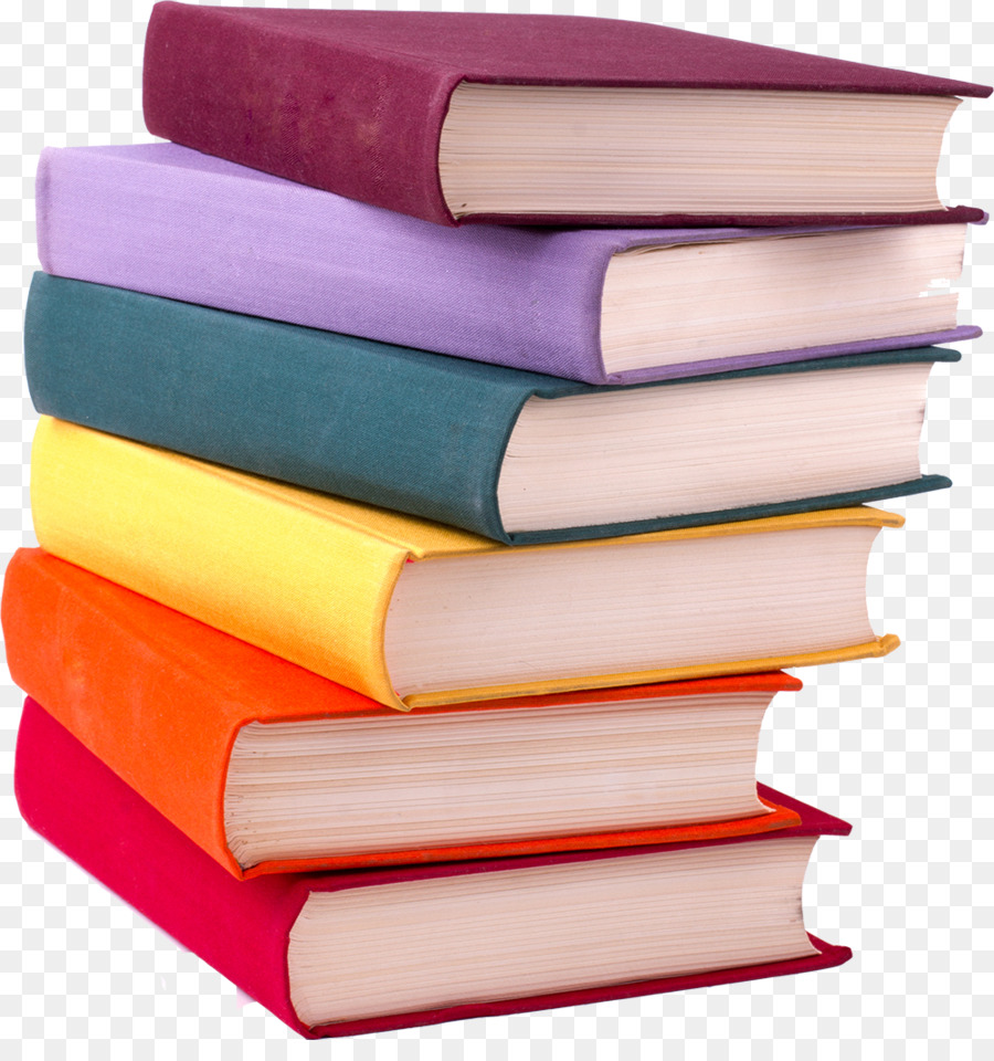 Pile De Livres，Coloré PNG