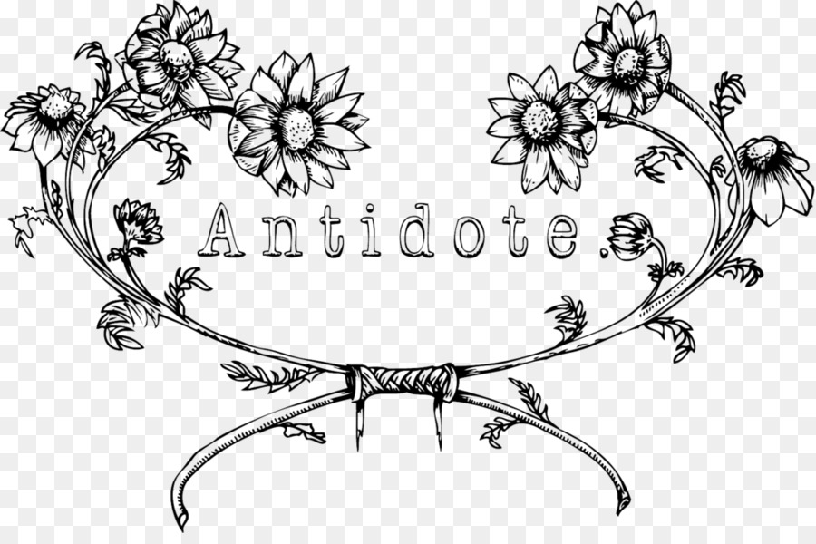 Bar à Thé Apothicaire Antidote，Design Floral PNG