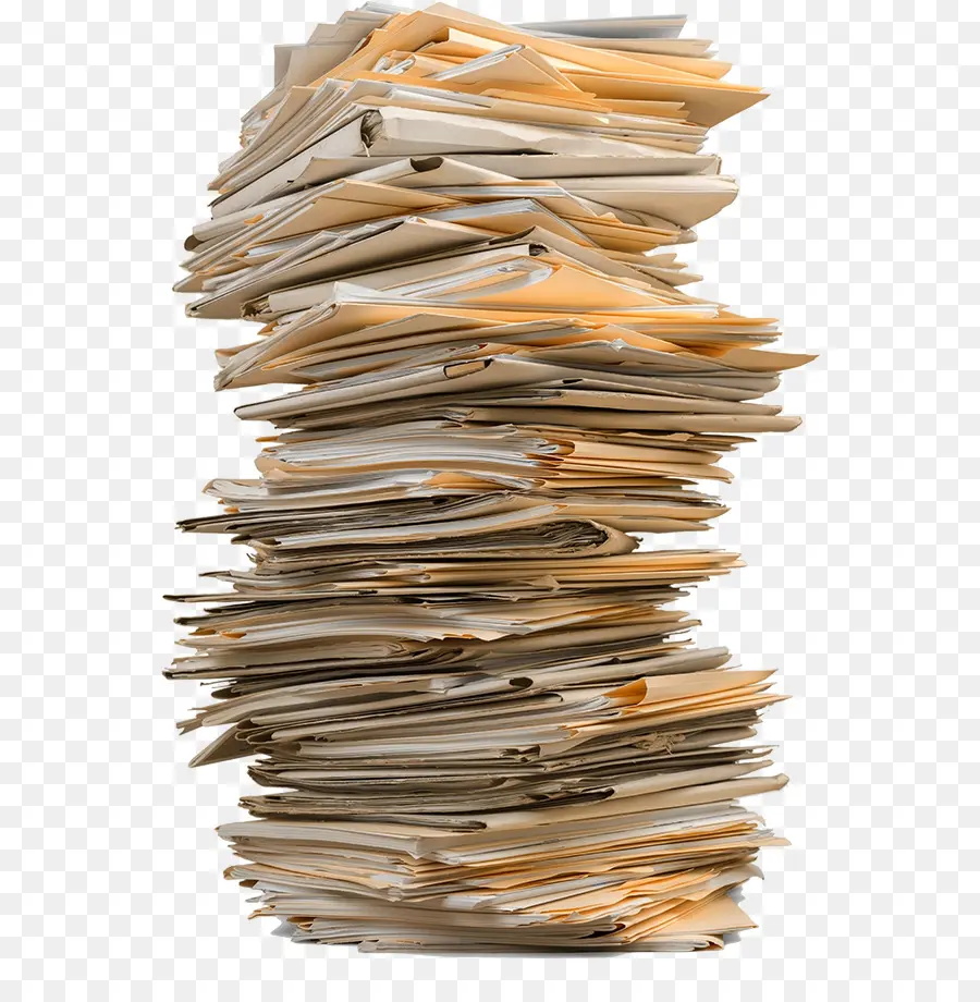 Pile De Papiers，Documents PNG