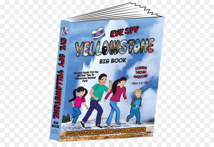 Gros Livre，Eye Spy Yellowstone Le Grand Livre PNG