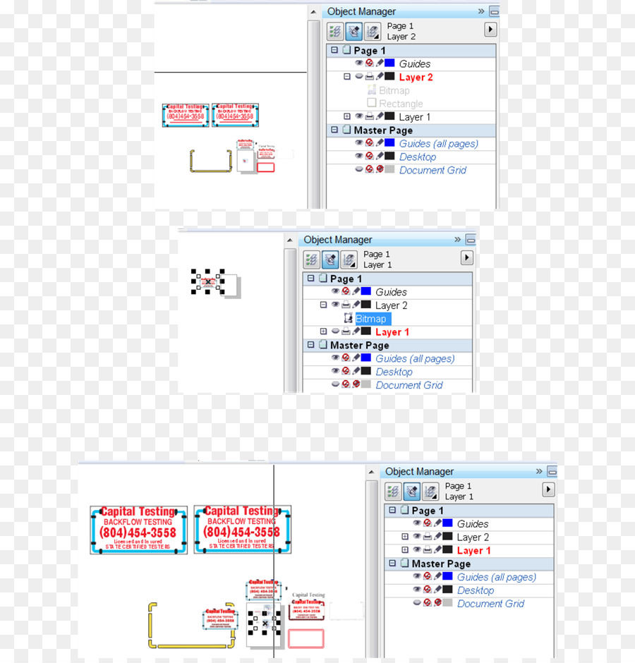 Coreldraw，Ligne PNG