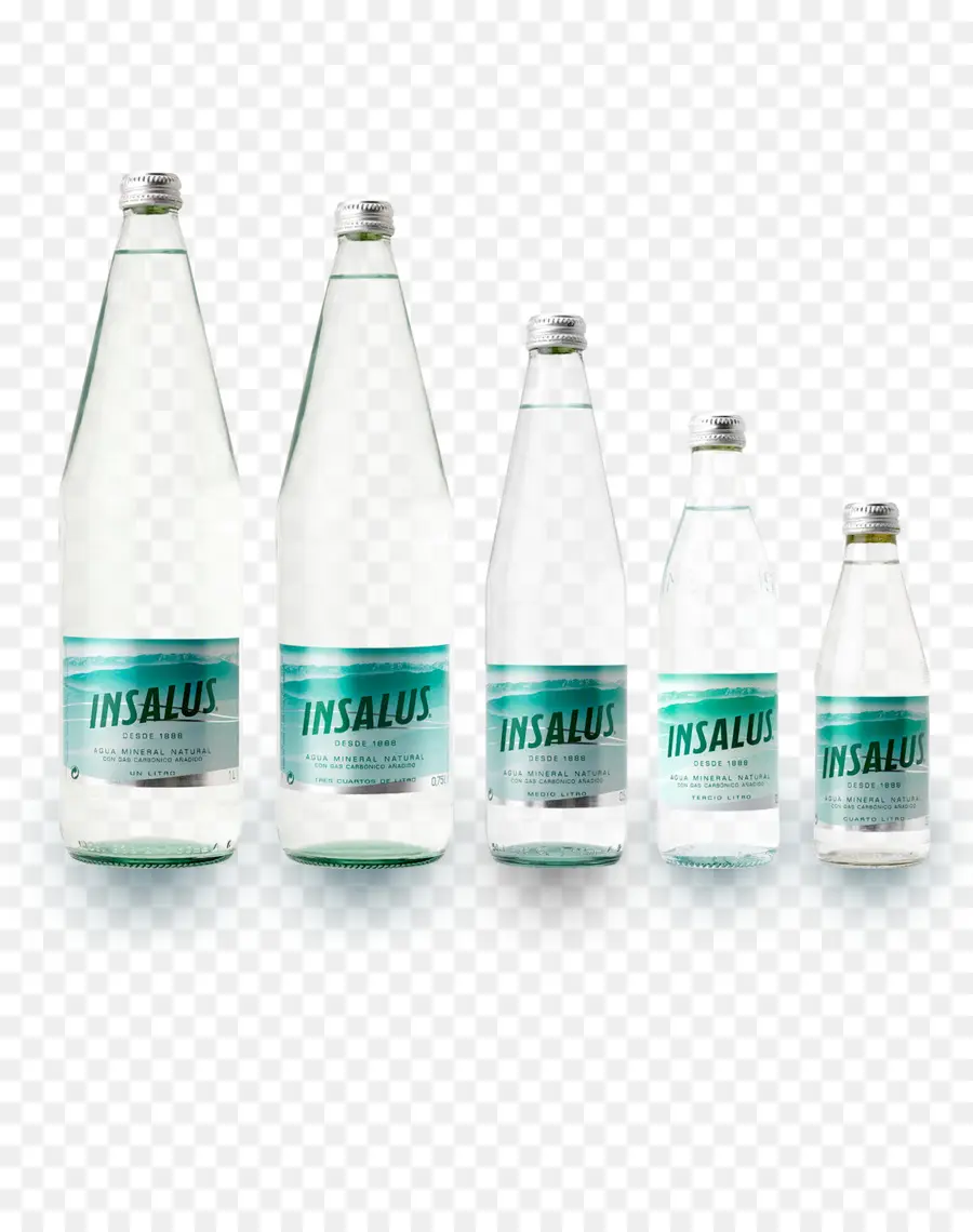 Bouteilles D'eau，Verre PNG