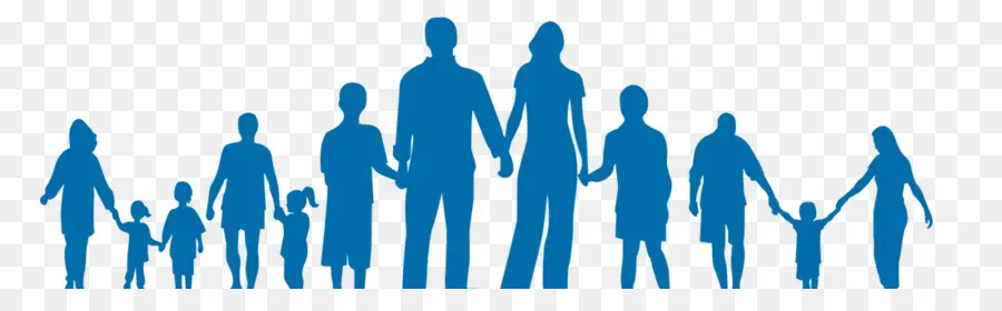 Famille Silhouette，Personnes PNG