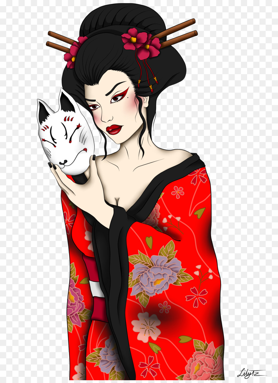 Geisha，Costume PNG