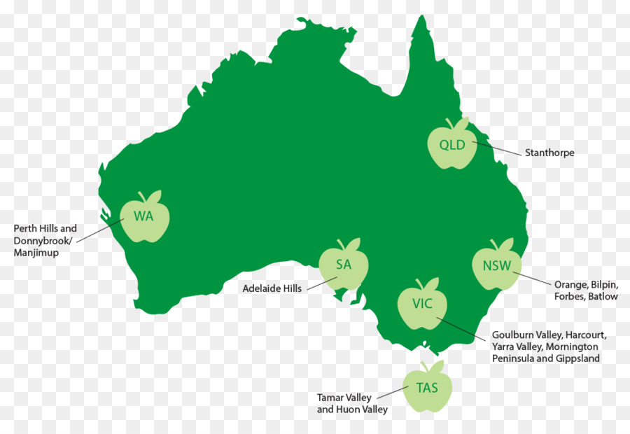 L Australie，Carte PNG