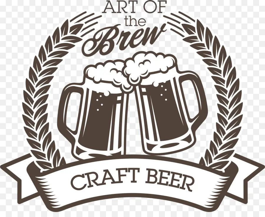 Logo De Bière Artisanale，Bière PNG