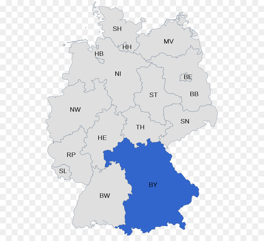 Bavière，Carte PNG