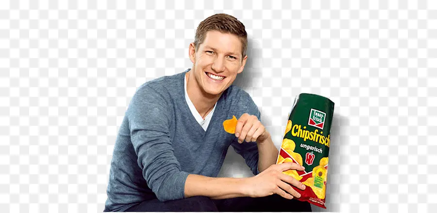 Homme Avec Des Chips，Collation PNG