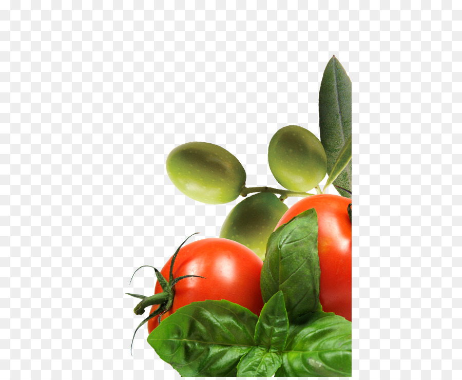 Tomates Et Basilic，Légumes PNG