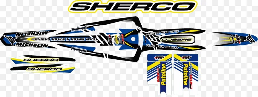 Graphiques Sherco，Moto PNG