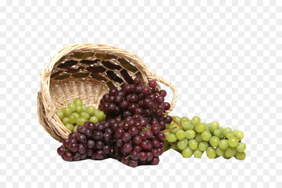 Panier De Raisins，Fruit PNG