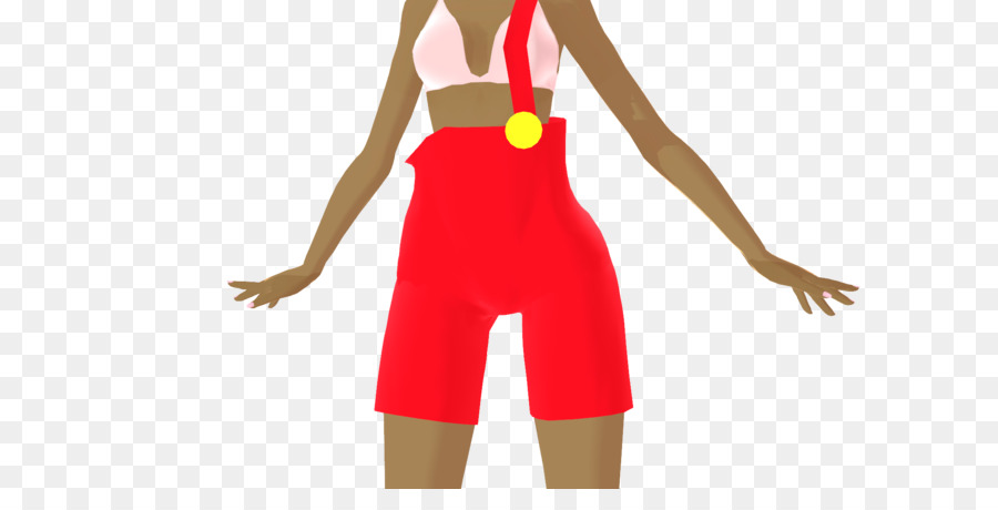 Femme En Short Rouge，Femme PNG