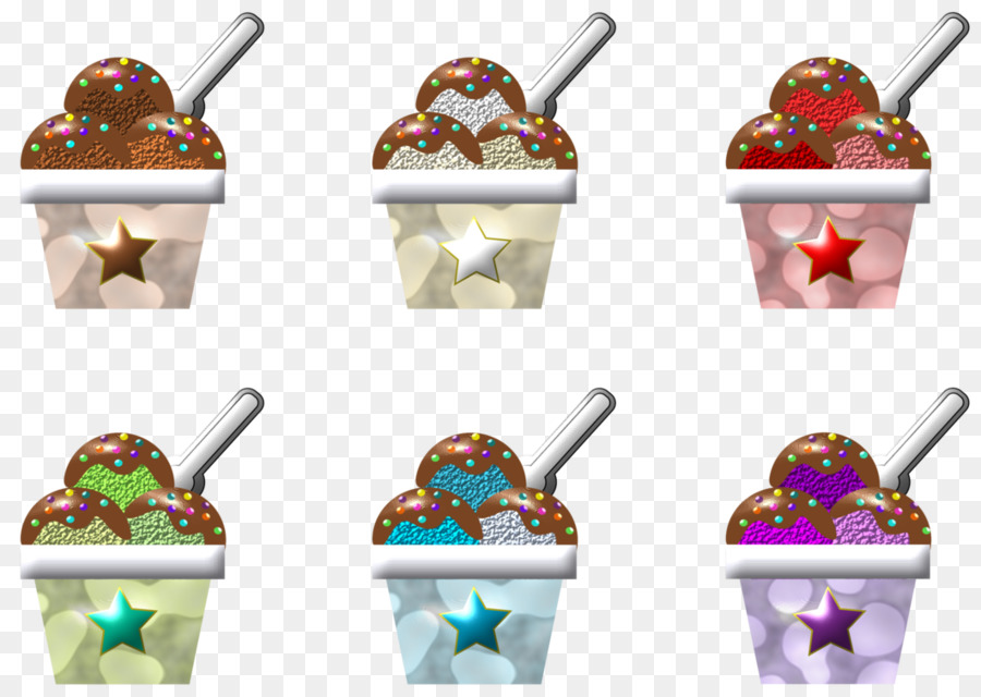 Sundae，Cornets De Crème Glacée PNG