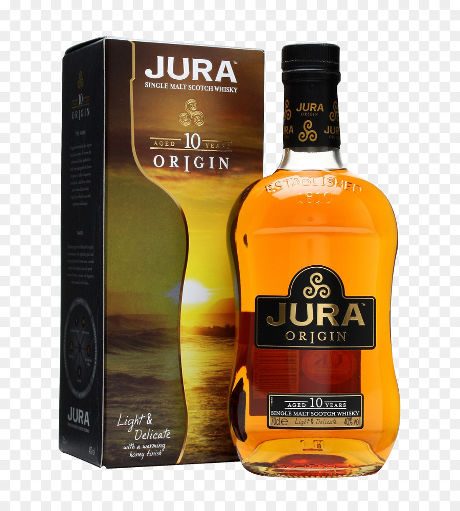 Île De Jura Single Malt，Whisky Single Malt PNG