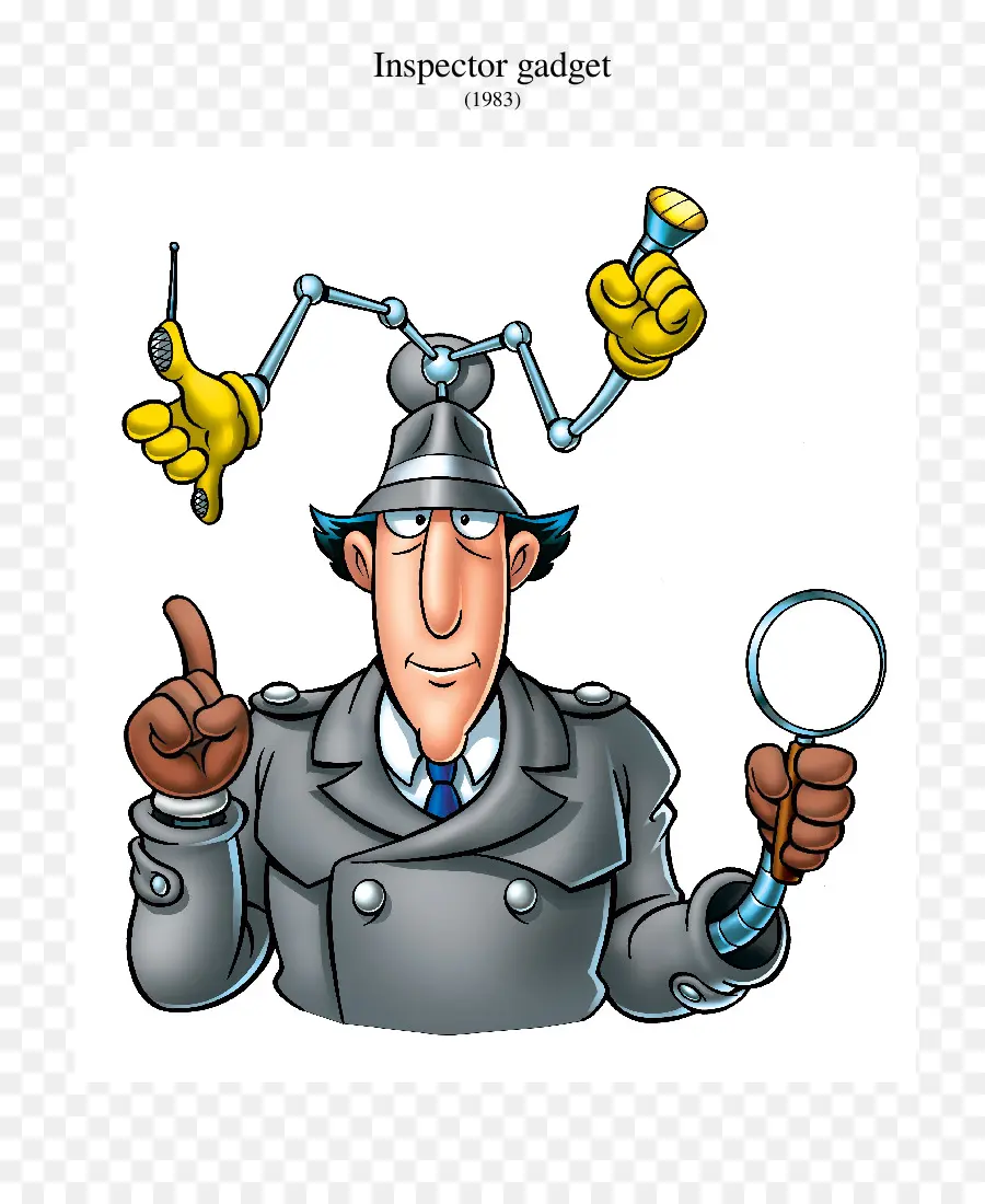 Inspecteur Gadget，Dessin Animé PNG