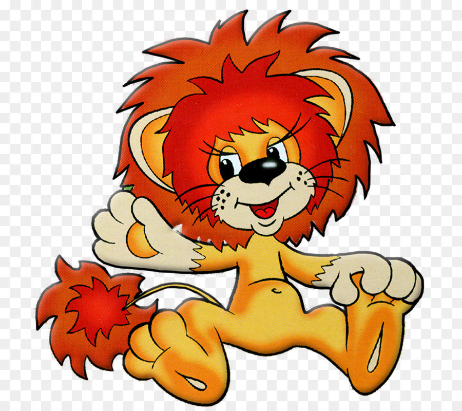 Lion De Dessin Animé，Mignon PNG