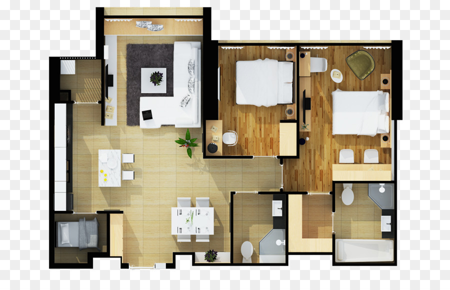 Plan D'étage，Appartement PNG