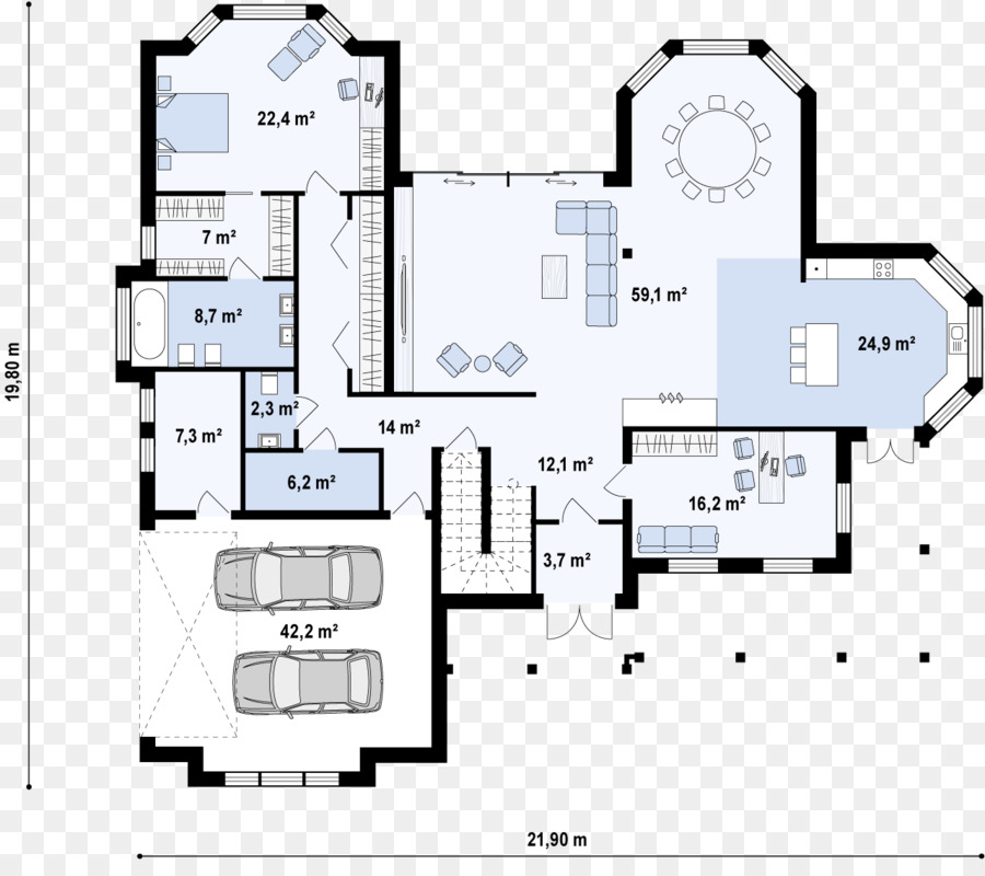 Plan D étage，Quartier Résidentiel PNG