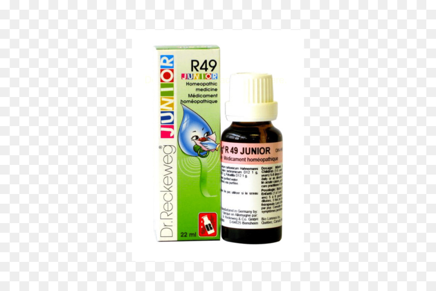 L Homéopathie，Dr Reckeweg R14 Junior 22 Ml PNG