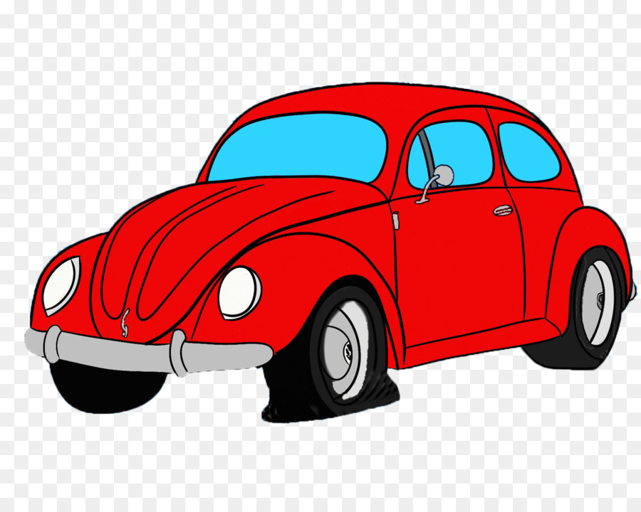 Voiture Colorée，Dessin Animé PNG