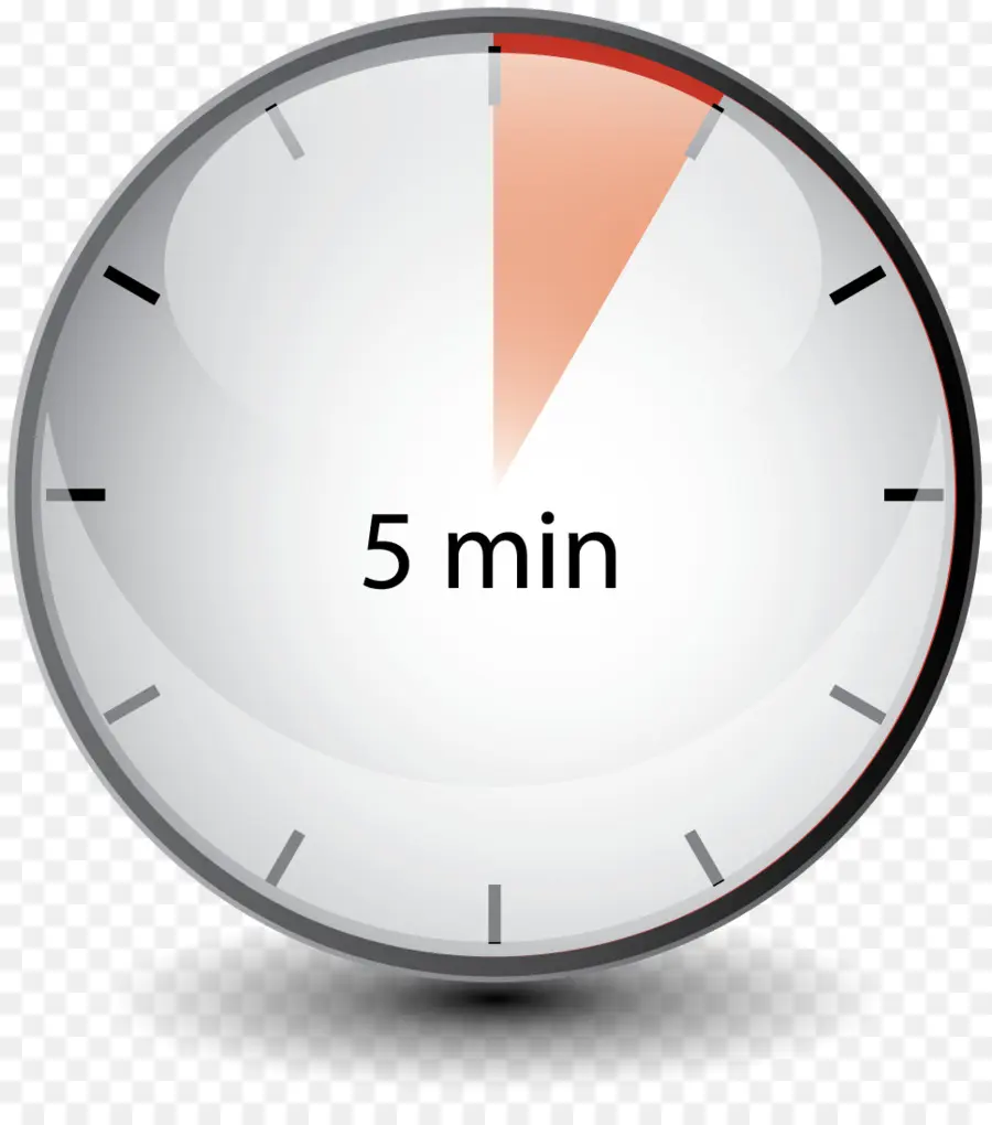 Minuterie De 5 Minutes，Compte à Rebours PNG