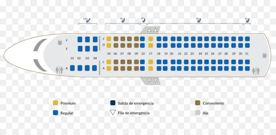 Plan De Salle De L'avion，Sièges PNG