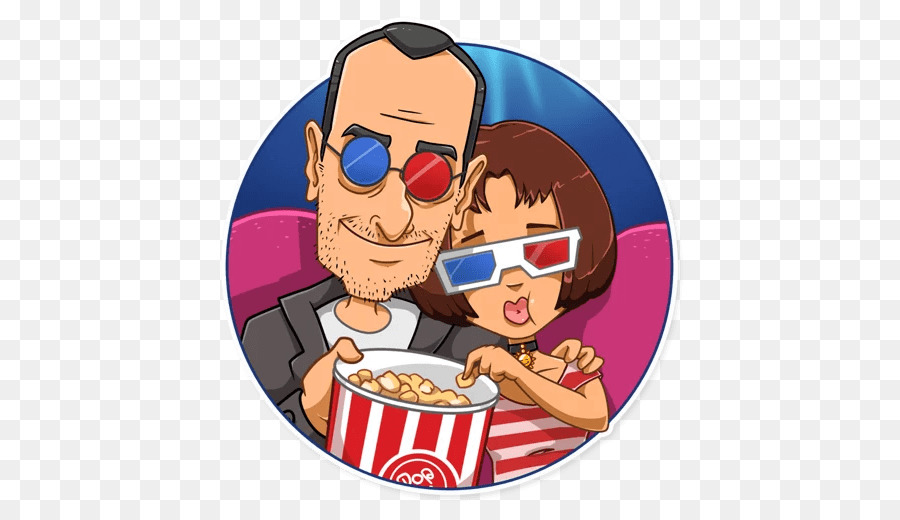 Couple Regarder Un Film，Lunettes 3d PNG