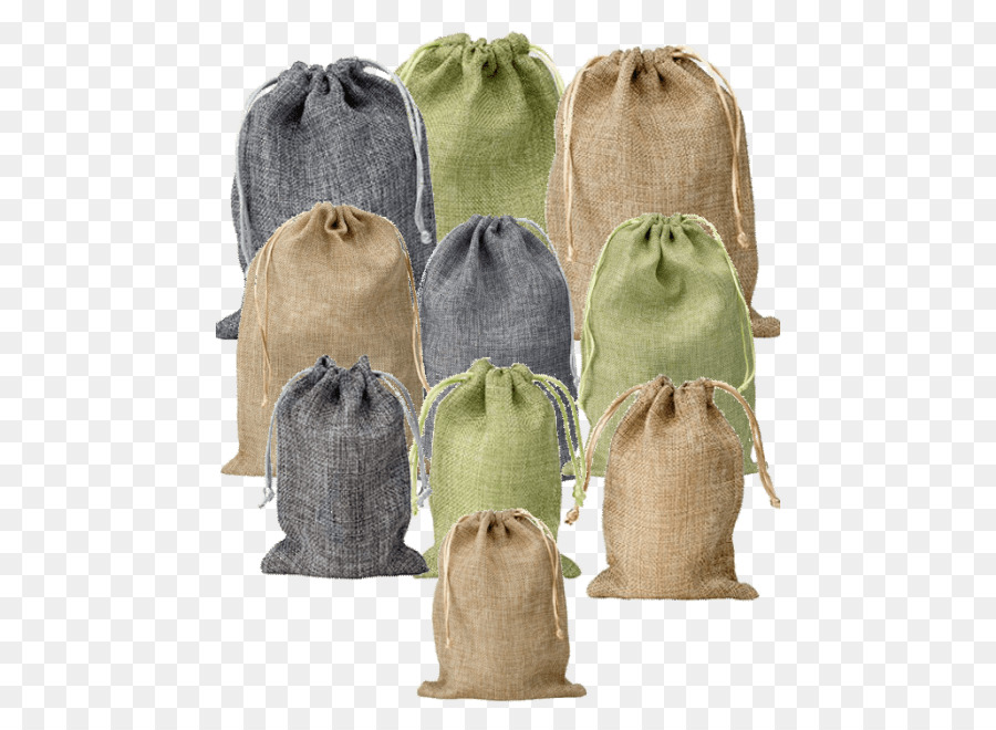 10 Morceaux De Jute Vert Mini Sac 10x15 Cm，Coiffures PNG