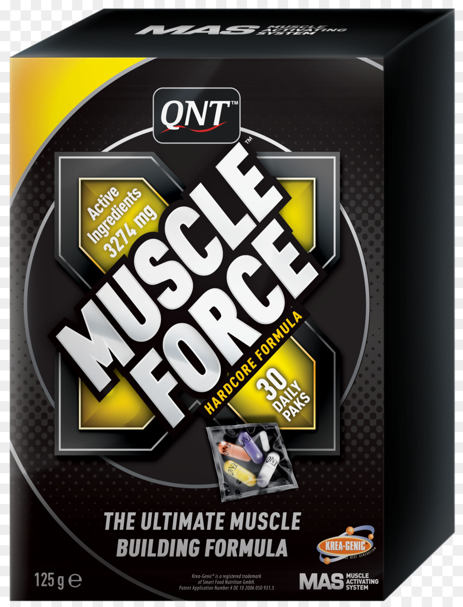 Qnt Nutrition Qnt Muscle Force 30 Packs Quotidien，Muscle PNG