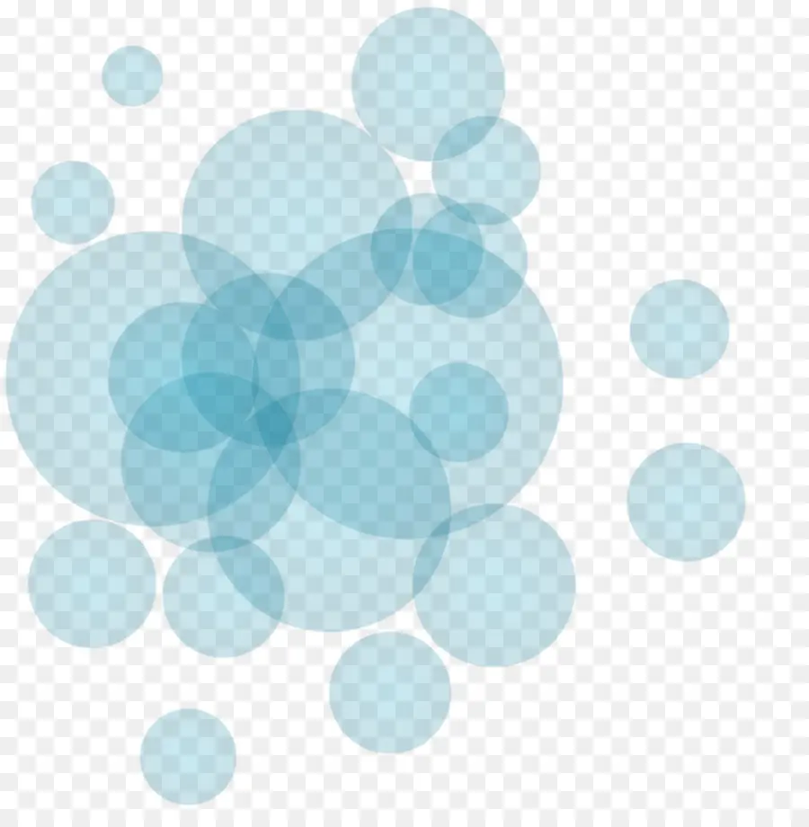 Bulles Bleues，Eau PNG