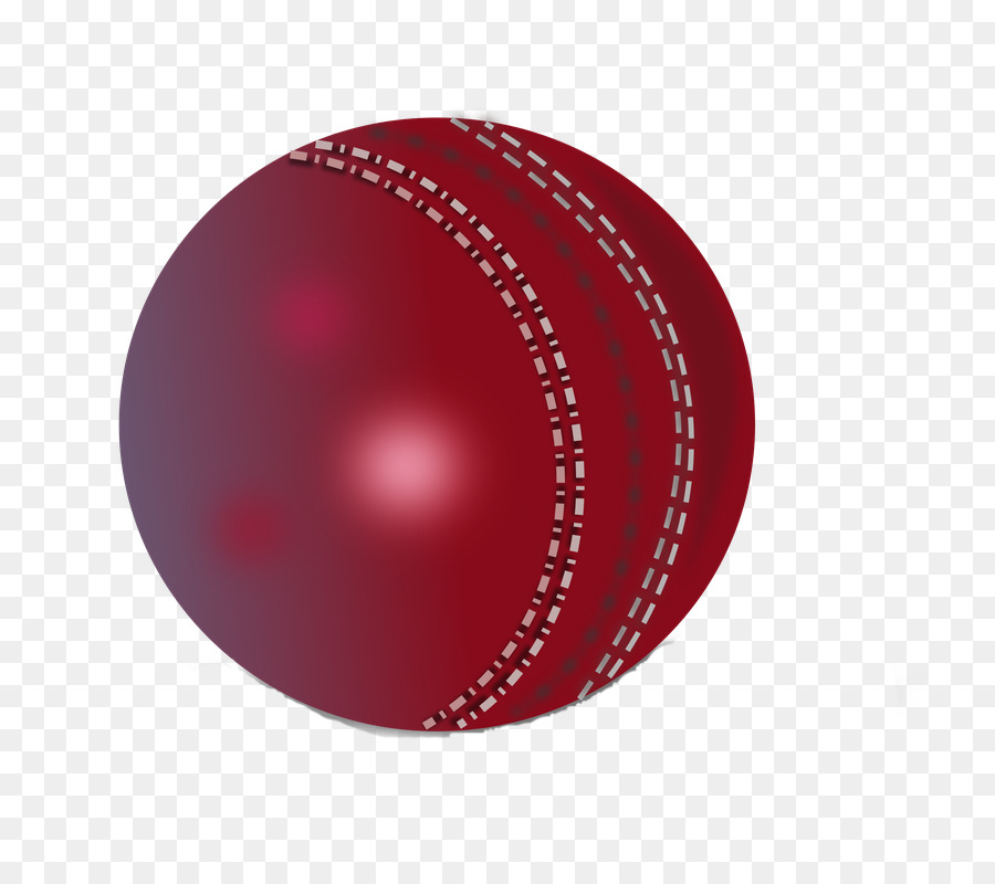 Balle De Cricket，Rouge PNG