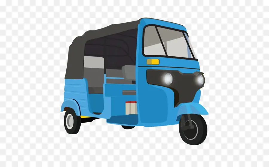 Pousse Pousse Automatique Bleu，Trois Roues PNG