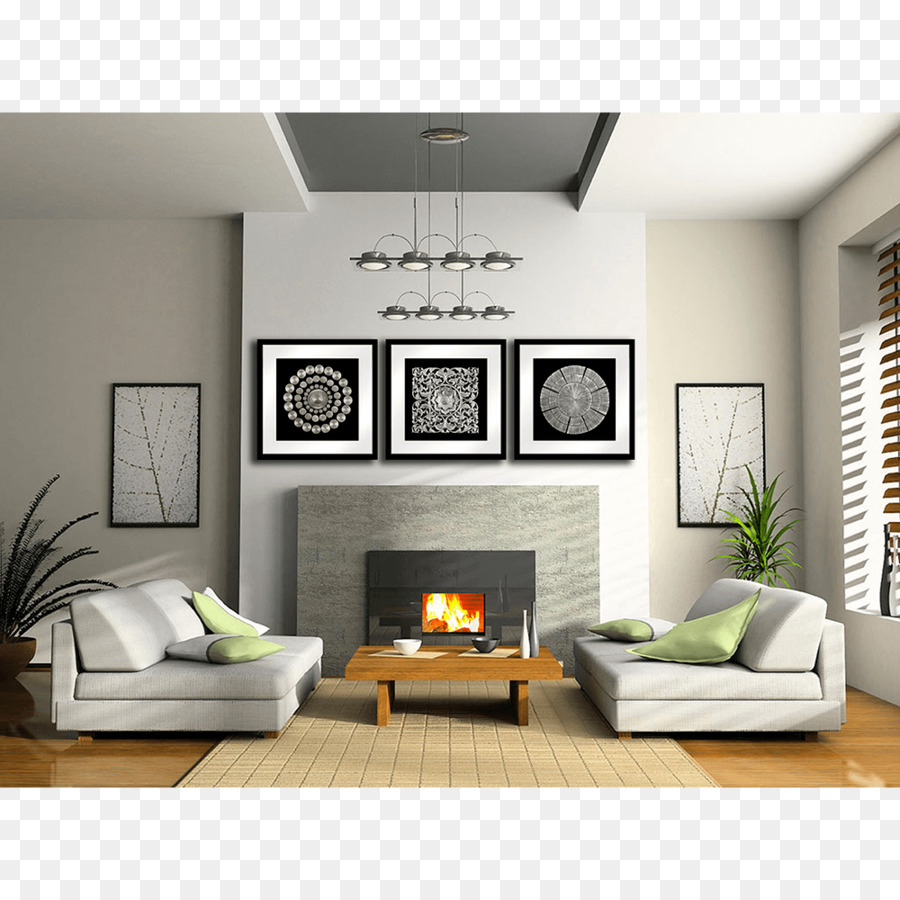 Salon Moderne，Meubles PNG